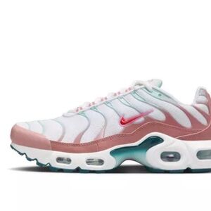“NEW IN BOX”Nike Air Max Plus "White/Rose Stardust/Jade Ice". Sz9 W/SZ.7 Y​